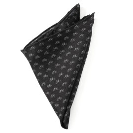 Alter Ego Bicycle Pocket Square - 100% Silk