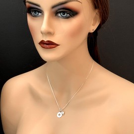 Compass Necklace for Women, Sterling Silver Compass Necklace, Friends For Eternity Necklace, Best Friend Gift, 18 inches