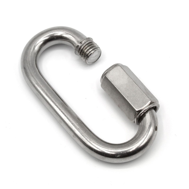 HEAVYTOOL Chain Quick Release M8 Chains Emergency Link Stainless Steel