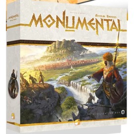 Funforge: Monumental African Empires Expansion - Civilization & Deckbuilding Board Game, Ages 10+, 1-5 Players, 90-120 Min