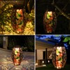 Solar Lanterns Outdoor Light - Solar Powered LED Hummingbird Glass