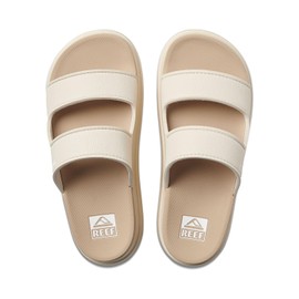 Reef Cushion Bondi 2 Bar Womens Slide Sandal, Lightweight and Supportive Footbed, Water Friendly, Vintage/Oasis, 5