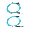 2pcs 5.9ft Tattoo Clip Cords RAC Interface Professional Copper Silicone