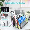 Boloyo Acrylic File Holder,1PC 3 Sections Rainbow File Organizer Mail