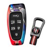 ontto 6-Button Car Key Shell Fit for Hyundai Solaris Sonata