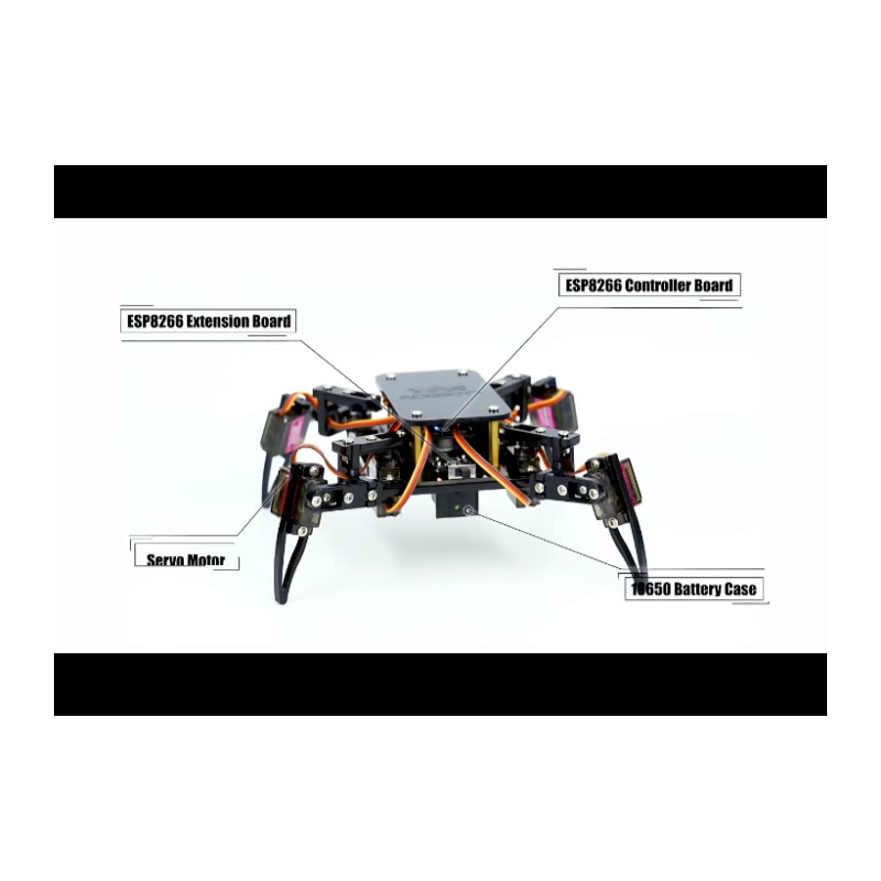 ACEBOTT Spider Robot DIY Kit - Bionic Quadruped - Programmable