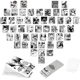 Dingfeiyu 60 Pieces Wall Collage Kit Anime Aesthetic Photo Collage Anime Poster Manga Collage Set for Room Decoration Wall Decoration for Girls and Boys