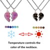 Pack of 2 BFF Women's Girls Necklace Women's Heart Friendship