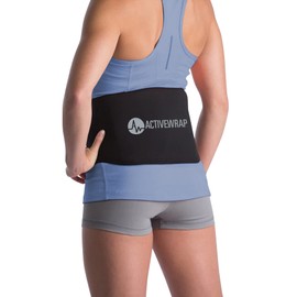 ActiveWrap Lower Back Ice Pack - Cold/Hot Therapy for Back Pain, Herniated & Degenerative Disc, Sciatica, Gel Pads for Lumbar, Tailbone, Swelling, Spasms, Stiffness, Lumbar Support - XX-Large