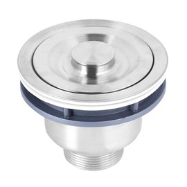 Colador de Fregadero de La Cocina Fregadero de La Canasta Colador de Filtro de Drenaje de Acero Inoxidable 304 Con Tapa Extraíble Tapa de Sellado