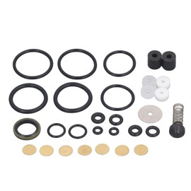 Air Compressor Replacement Parts Kit, with 15 Sealing Rings, 2 Air Pump Piston Rings, 7 Anti Explosion Plate, Easy to Install and Use, for High Pressure Air Pump