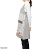St Women's ST-IKU0008 Apron Gray M-L Free, gray