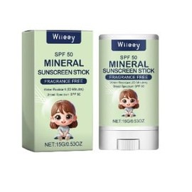 Sunblock Stick, Kids Sensitive Sun Cream Spf 50, Sunscreen Spf 50 Stick, Protects Against UVA and UVB Waterproof and Non-greasy Easily Absorbed for Daily Use