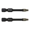 Disston Diamond Grit Screwdriving Insert Bit, 1 Slotted, 2 inch,