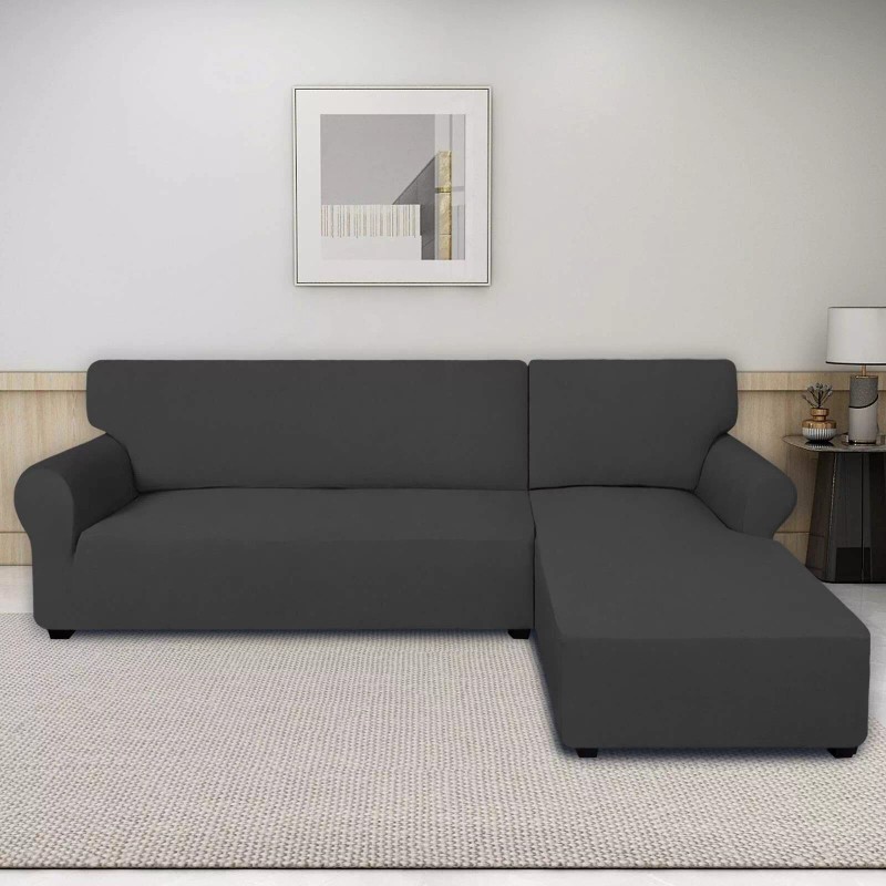 PureFit Super Stretch Sectional Couch Covers - 2 pcs Spandex