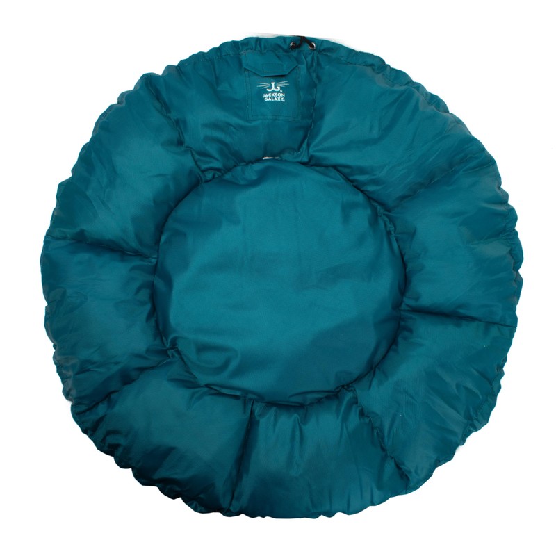 Jackson Galaxy Convertible Clamshell Cat Bed - Reversible and Fluffy,