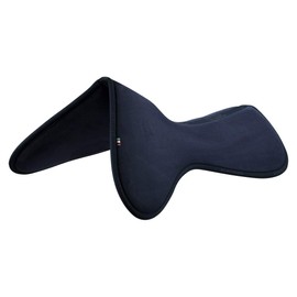 Acavallo Close Contact Memory Foam Half Saddle Pad, Size 3, Navy, Horse Equipment Accessories