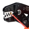 IWISS SN-48BE Simultaneous Crimping Pliers, Ratcheting Type, Open Barrel, Faston