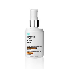 Seasons Love Your Skin Leche Hidratante Facial Rápida Absorción Antioxidante para Piel Seca con Vitamina C 100 ml