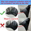 Magnetic Eyelashes Natural Look 2-Pair Set with Applicator | Reusable