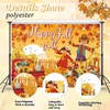 Happy Fall Y'all Banner Backdrop Autumn Harvest Pumpkin Maple Leaf