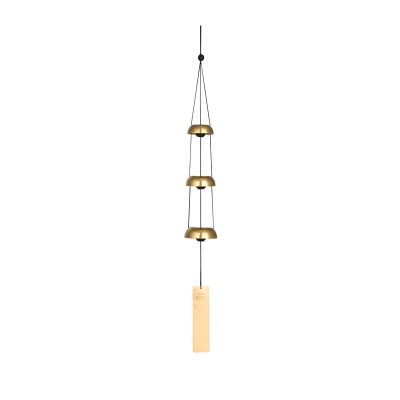 Woodstock TB3C Brass Temple Bells Trio, 62,2 cm,Black