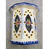 Generic Portuguese Pottery Hand Painted Alcobaça Ceramic Wall Lantern (Large)