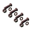 Aftermarket 4 - Plow Bolt and Nut for Blades / Cutting Edges - 3/4-10x3 - Grade 8, Dome Head