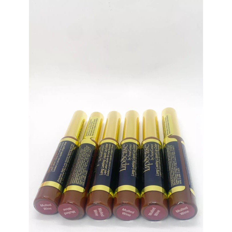 Lipsense Liquid Lip Color (Set of 6) Mulled Wine Full