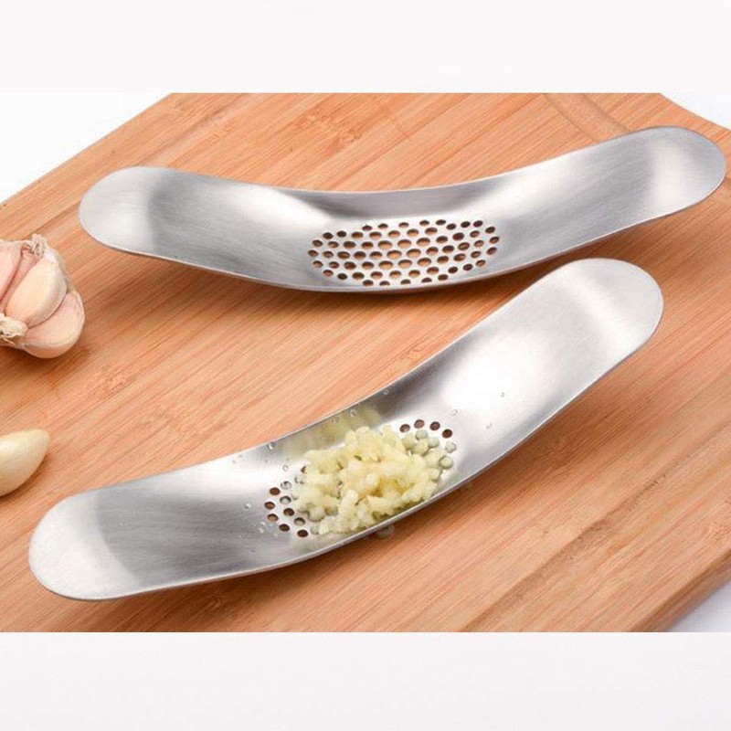 Stainless Steel Garlic Press Garlic Rocker Crusher Mincer Press