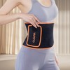 Running Waistband Sweat Protection Belt, Sweat-Absorbing Waist Training Corset for Yoga & Sports Fit M/2nd Generation Orange Black 10ea