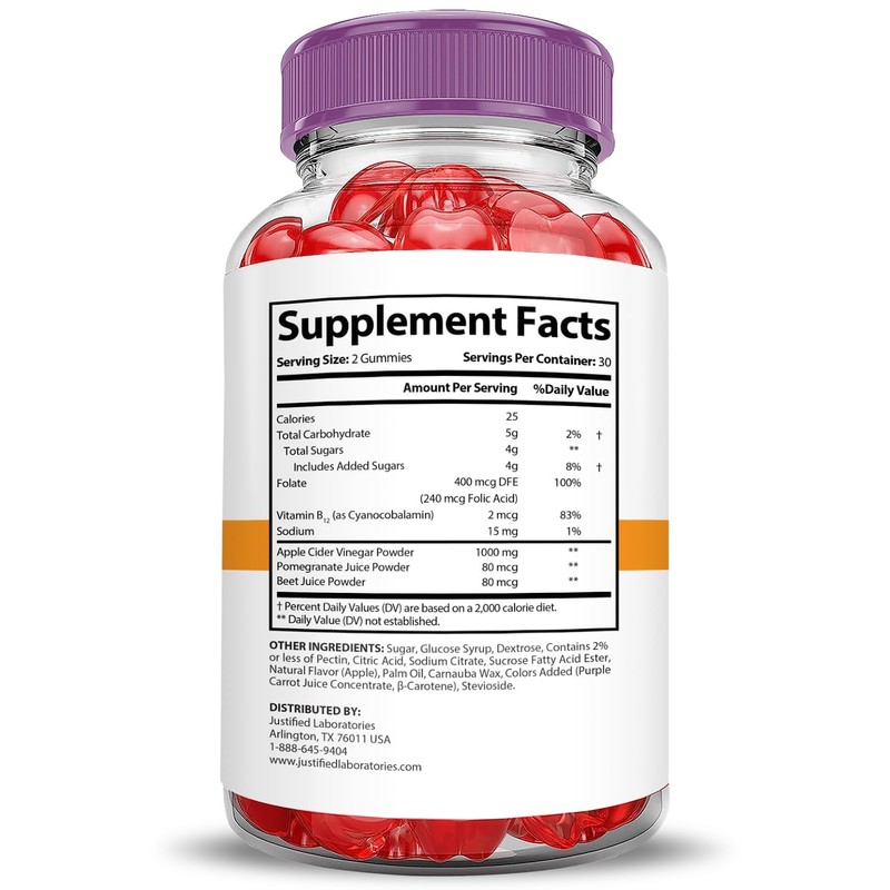 Justified Laboratories (3 Pack Rapid Ripped Keto ACV Vegan Non
