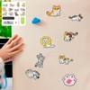 12 Pcs Cat Shape Diamond Art Fridge Magnet Cat Diamond