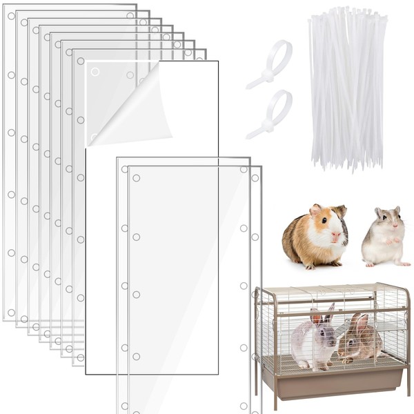 UNIFAMILY 14"×6" Pet Cage Liner, 10Pcs Pet Cage Guard Liners