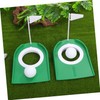 OHPHCALL 2pcs Indoor Golf Practice Cups Lightweight Putting Hole Cups