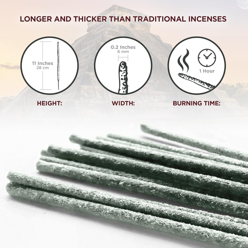 White Copal Aztec Incense Sticks from Mexico - (20 Sticks)