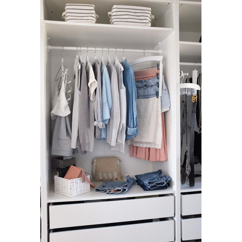 Zeller Aufbewahrungskorb Stripes, Canvas, grau