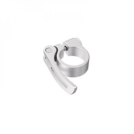 Seat clamp SCQ-080 with quick release 34,9 mm silver
