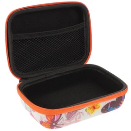 LABRIMP Camera Case Zipper Bag Portable Outdoor Carrying Case for Durable Shockproof Splashproof with Decorative Design for Electronic Accessories
