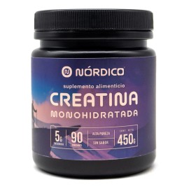 Nórdico® - Creatina Monohidratada, Alta Pureza, 450 Gramos.