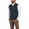 Blend Larsson Men's Knitted Sweater Vest Fine Knit with V-Neck