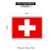 Pixly® Switzerland Flag Fridge Magnet Large Jumbo Size Swiss Keepsake