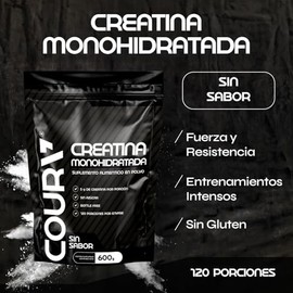COURA Creatina Monohidratada en Polvo - Fuerza y Resistencia