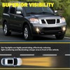 Fog Lights Compatible With 2004-2015 Nissan Titan/2005-2007 Armada Fog Lamps