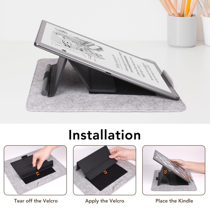 RSAquar Felt Briefcase for Kindle Scribe 11" (2025) – Lightweight