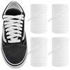 NDTEZUGT 2 Pairs Cotton Shoelaces for Vans Skate Shoes, 5/16"