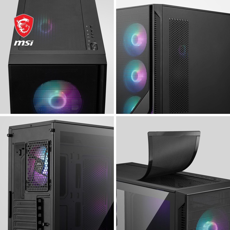 MSI MAG Forge 321R Airflow - Premium Mid-Tower Gaming PC