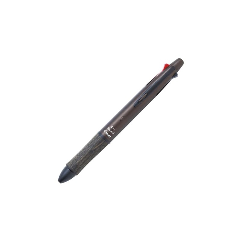 Pilot 4+1 Wood/Wood 【Dark Brown】 BKHFW2SRDBN Maximum φ 14.1mm Total