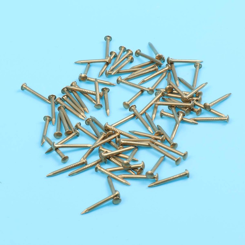 SUPVOX 100pcs Copper Nails for Killing Trees Stump Removal Spikes