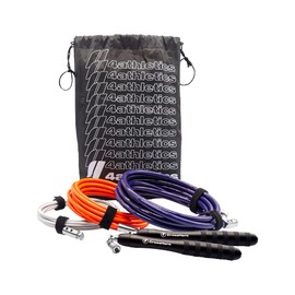 4athletics Premium Skipping Rope Heavy Premium Skipping Rope for Full Body Training (L - Up to Size 189 cm)